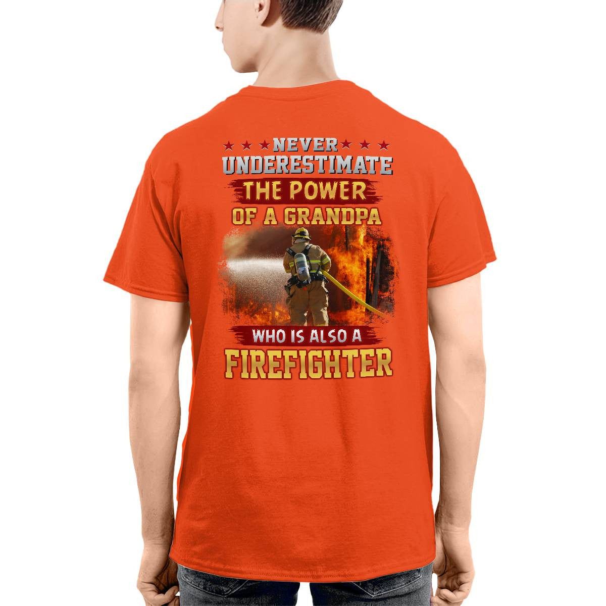 Awesome Firefighter-T-shirt - grunx260804-0157