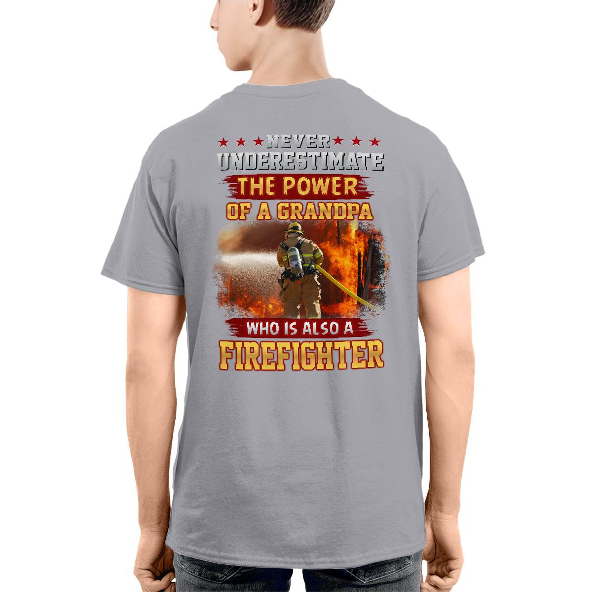 Awesome Firefighter-T-shirt - grunx260804-0157