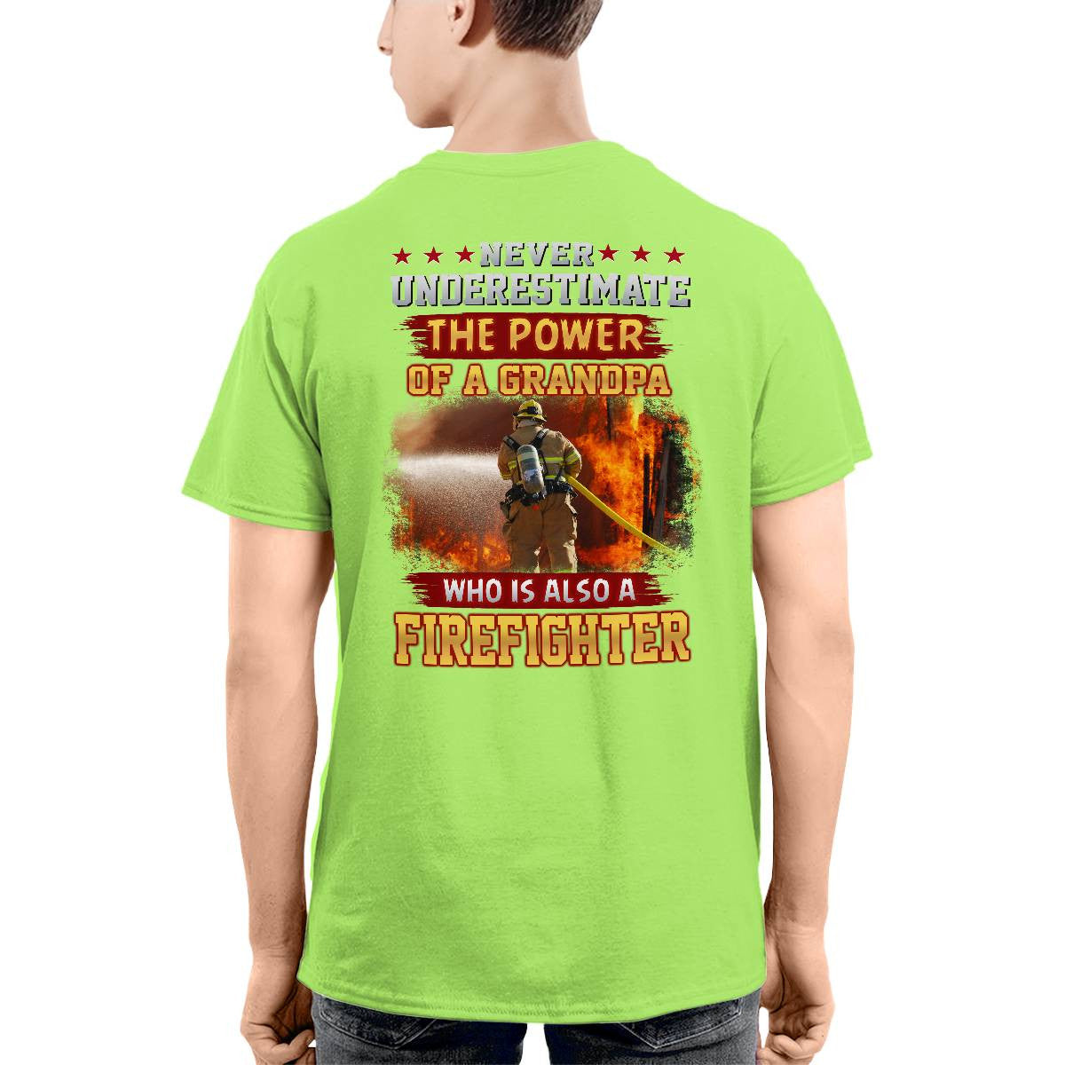 Awesome Firefighter-T-shirt - grunx260804-0157
