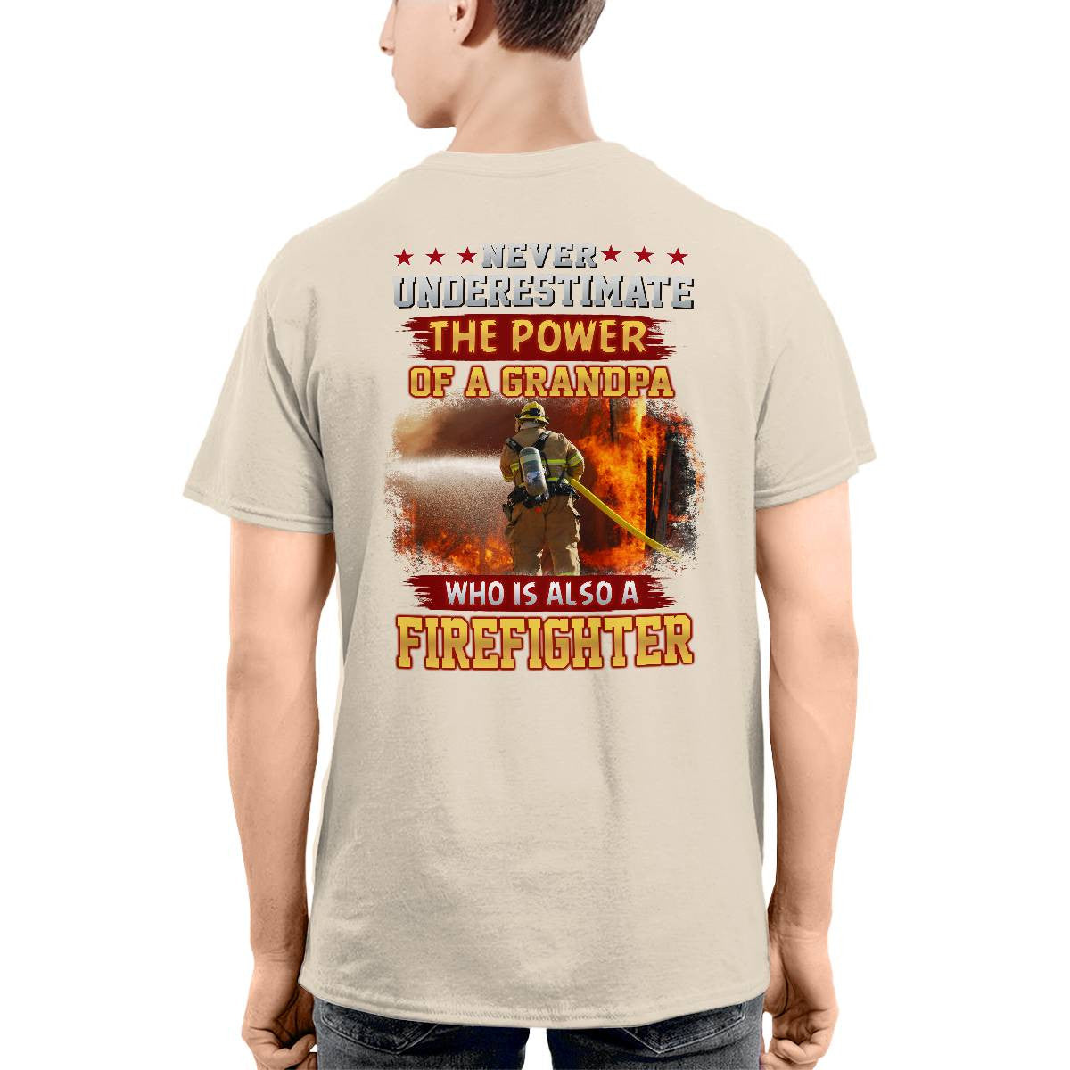 Awesome Firefighter-T-shirt - grunx260804-0157