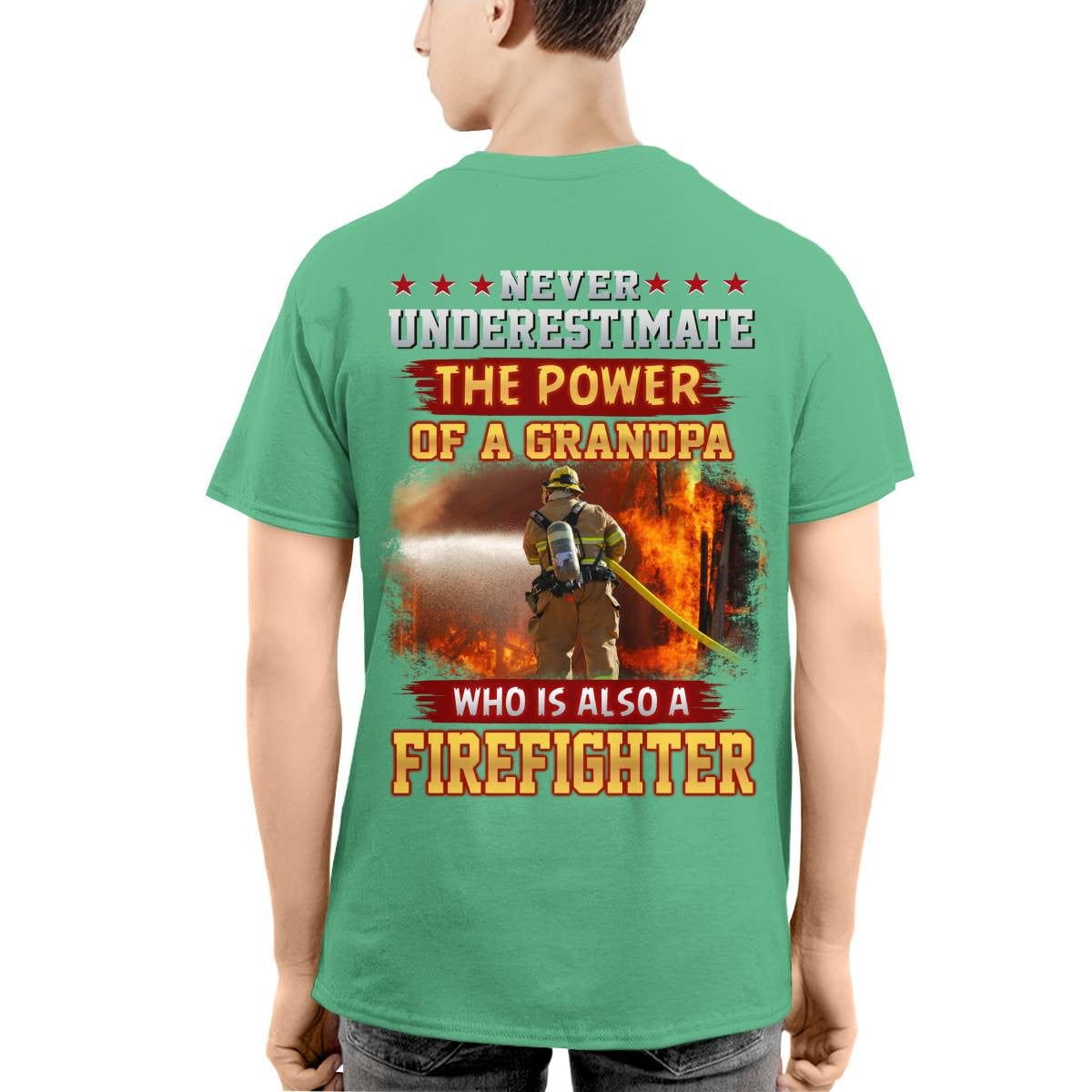 Awesome Firefighter-T-shirt - grunx260804-0157