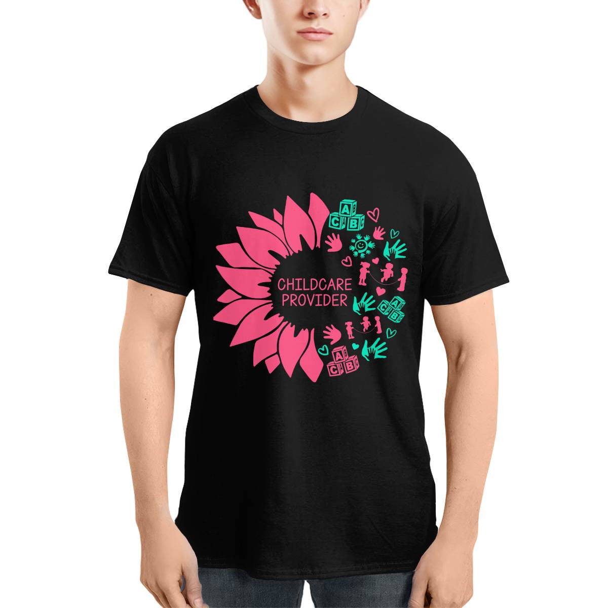 Awesome Childcare Provider-T-shirt-F210824SUFLOG9FCHPRZ4