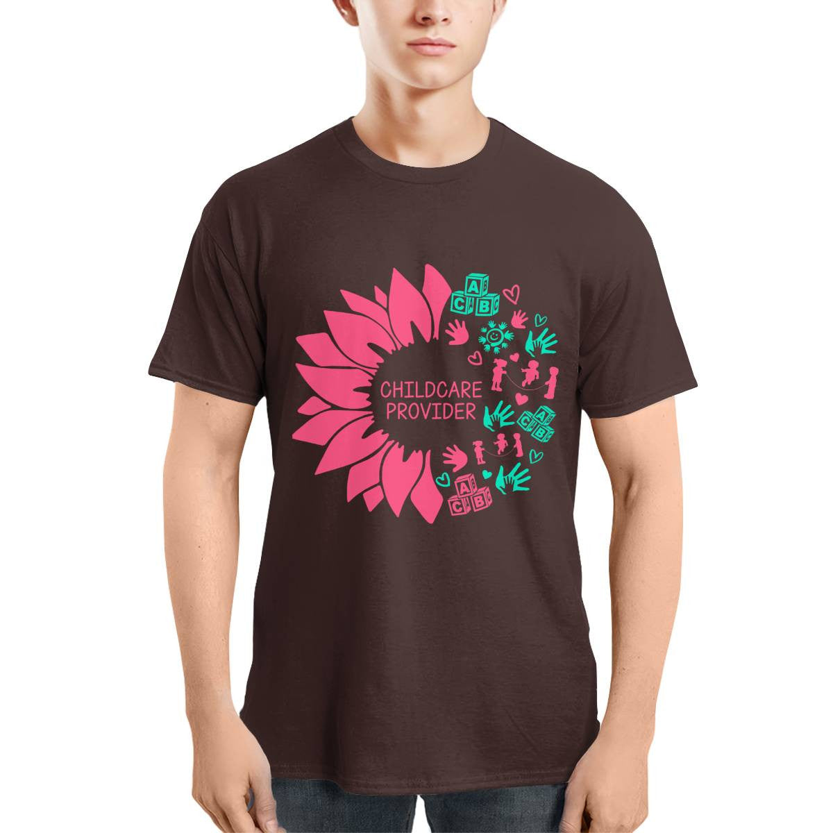Awesome Childcare Provider-T-shirt-F210824SUFLOG9FCHPRZ4