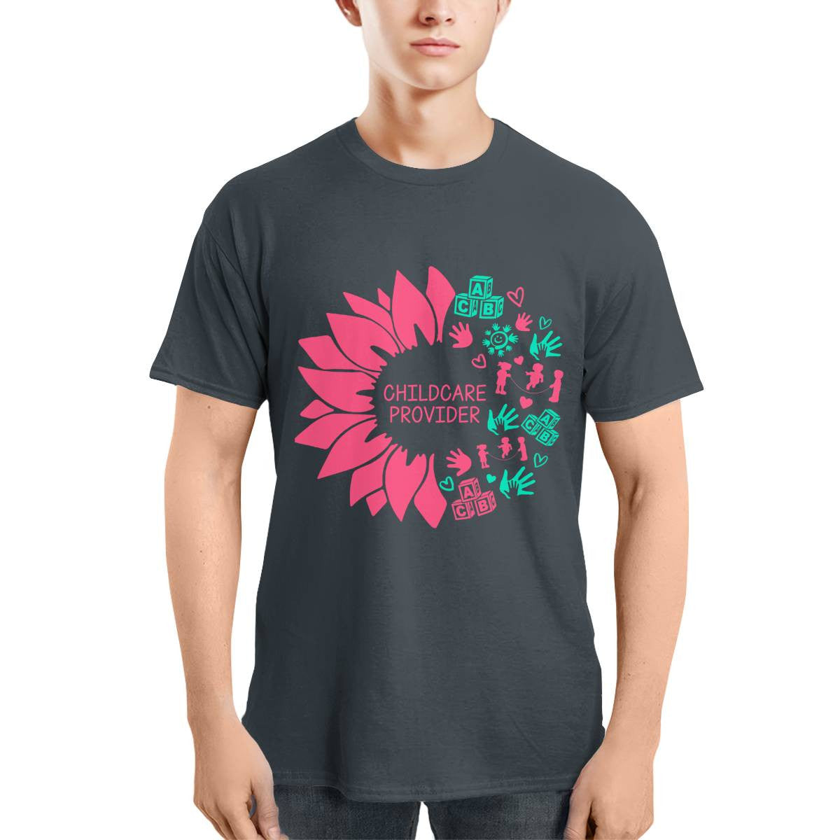 Awesome Childcare Provider-T-shirt-F210824SUFLOG9FCHPRZ4