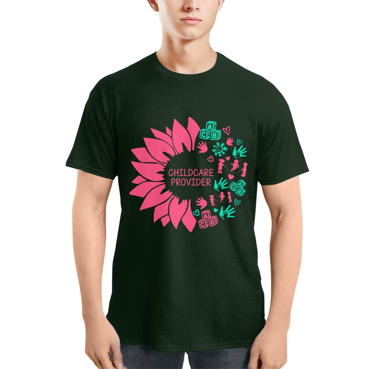 Awesome Childcare Provider-T-shirt-F210824SUFLOG9FCHPRZ4
