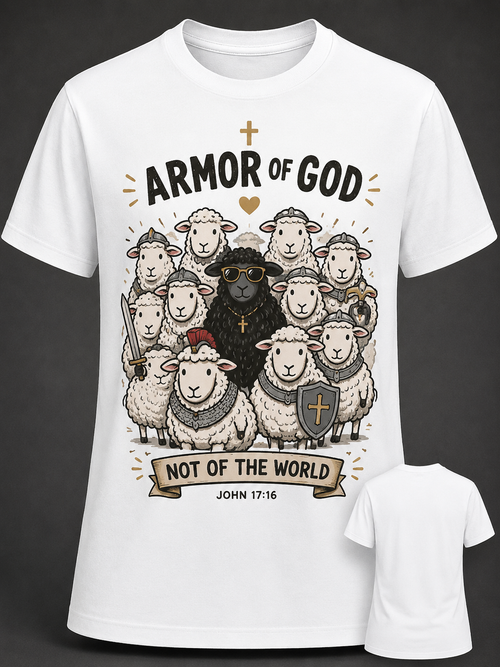 Armor of God Black Sheep Not of the World T-Shirt