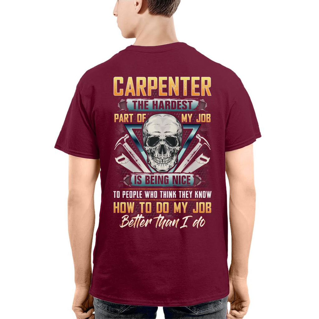 Awesome Carpenter-T-shirt-#M260624MYJOB15BCARPZ8
