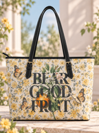 Bear Good Fruit Orange Butterfly Floral Saddle Bag