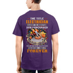 Awesome Electrician-T-shirt - grunx260804-0082