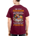 Awesome Electrician-T-shirt - grunx260804-0082