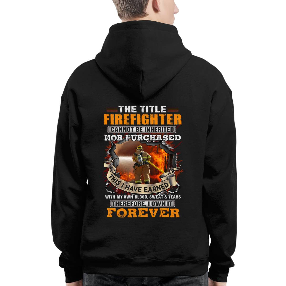 Awesome Firefighter-T-shirt - grunx260804-0152