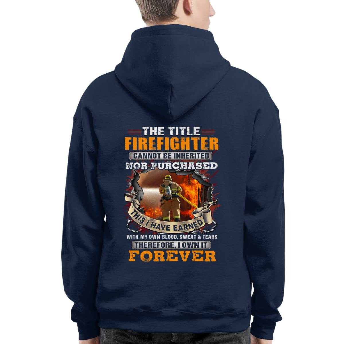 Awesome Firefighter-T-shirt - grunx260804-0152