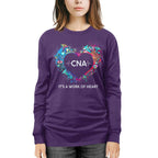 Awesome CNA Its a work of heart-T-shirt-#F290624WORKOF7FCNAZ4