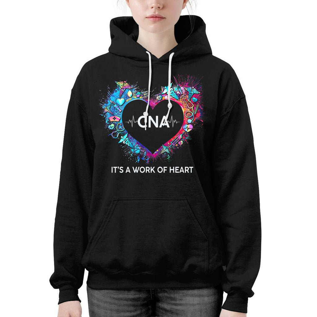 Awesome CNA Its a work of heart-T-shirt-#F290624WORKOF7FCNAZ4