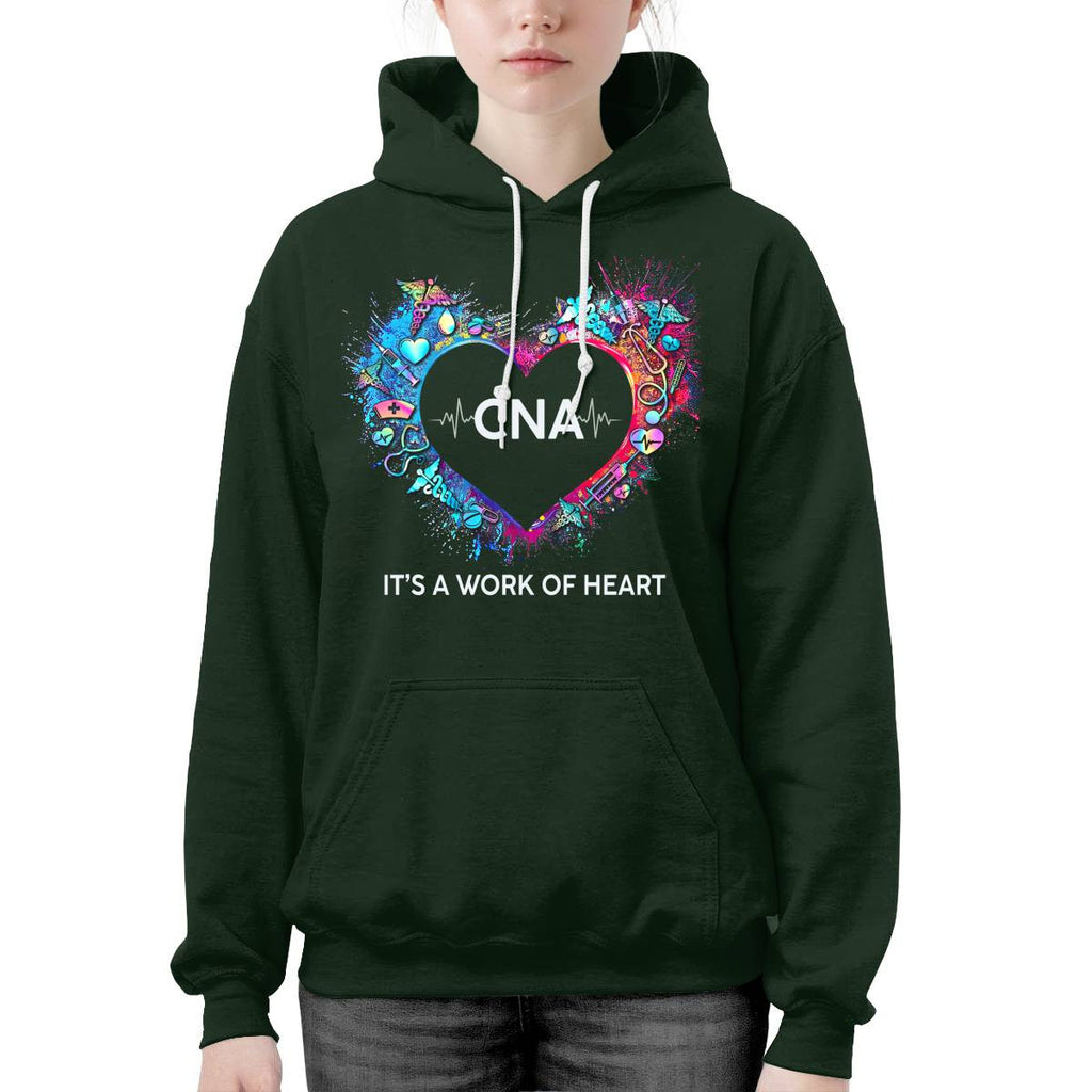 Awesome CNA Its a work of heart-T-shirt-#F290624WORKOF7FCNAZ4