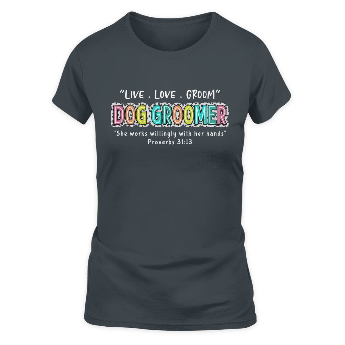 Awesome Dog Groomer-T-shirt - grunx260804-0032