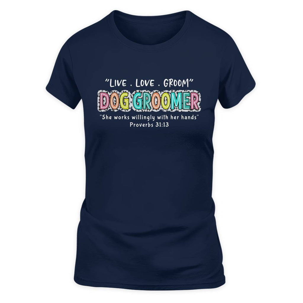 Awesome Dog Groomer-T-shirt - grunx260804-0032