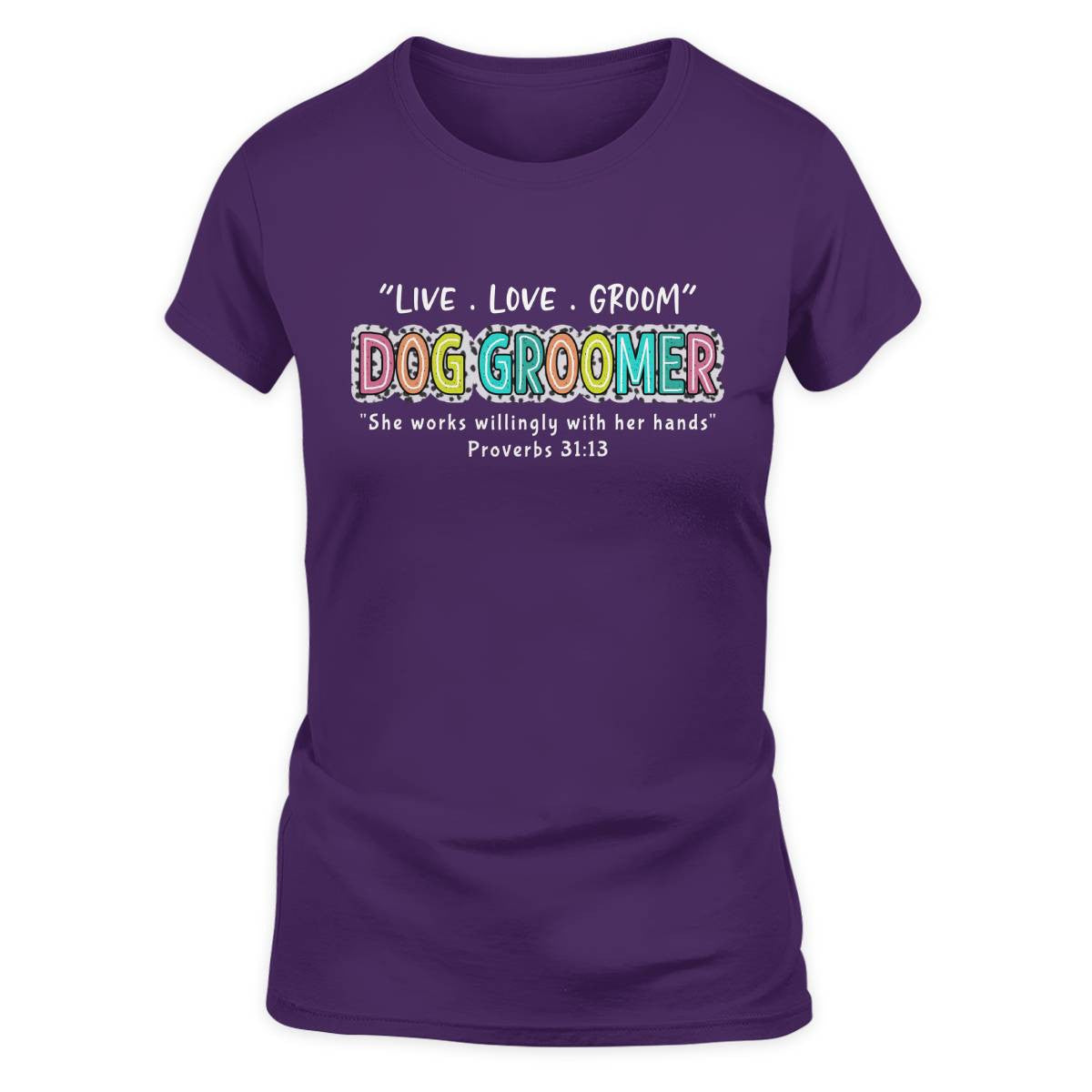 Awesome Dog Groomer-T-shirt - grunx260804-0032