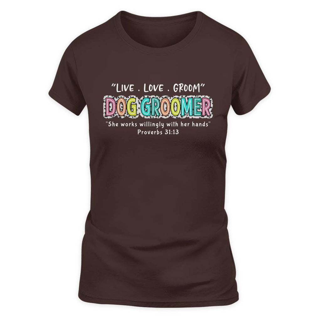 Awesome Dog Groomer-T-shirt - grunx260804-0032