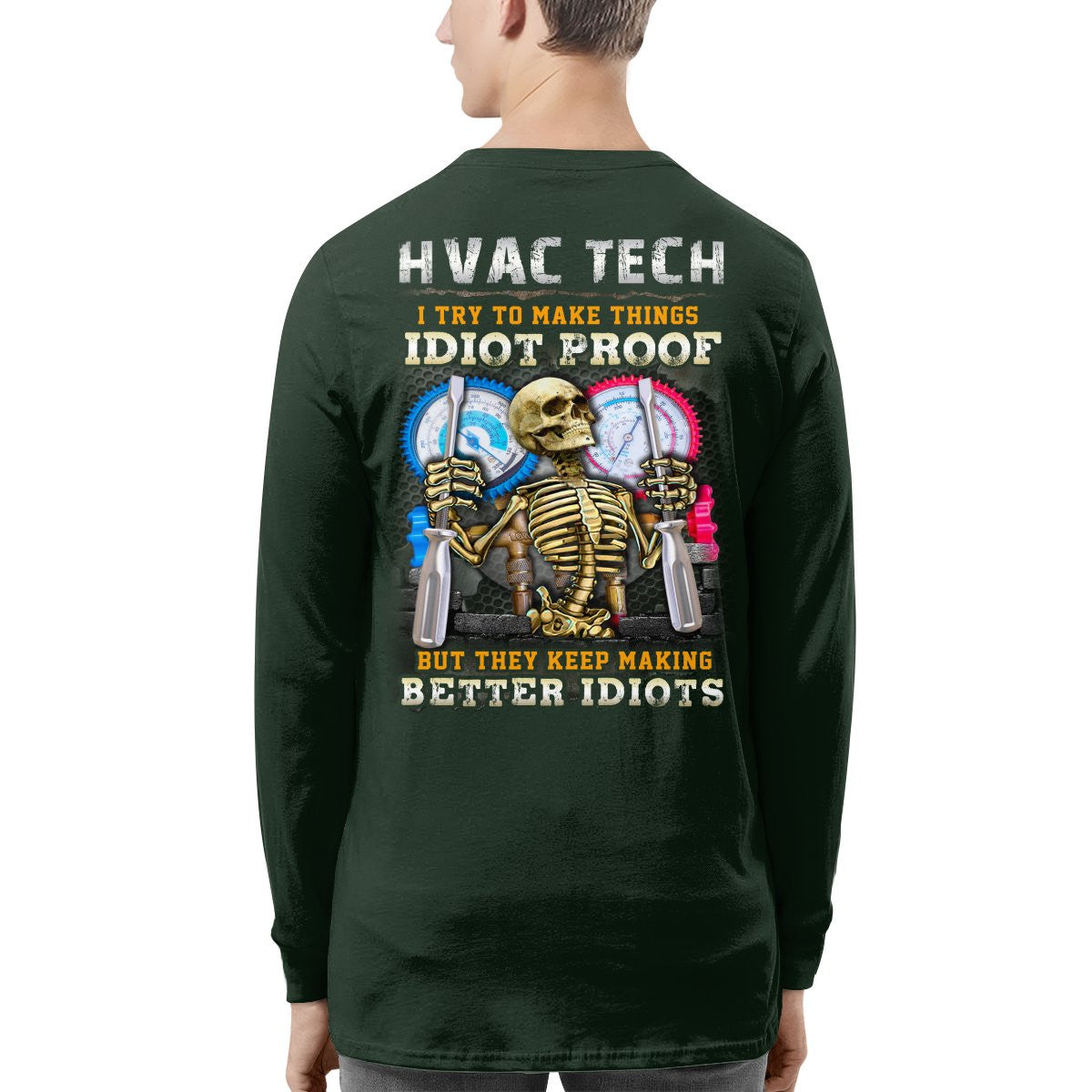 Awesome HVAC Tech-Hoodie - grunx260804-0224