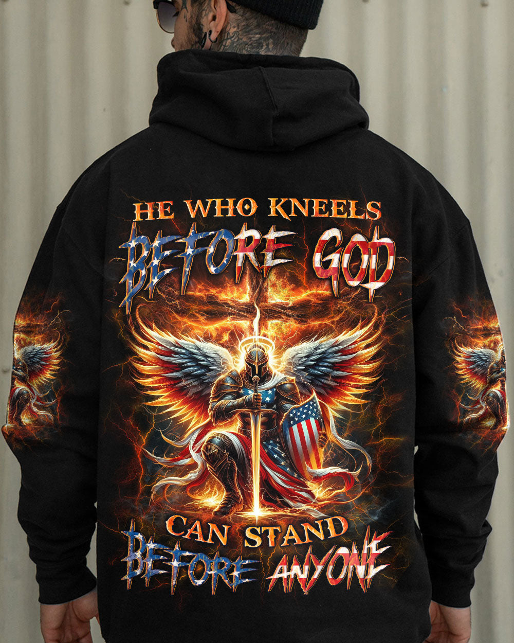 He Who Kneels Before God Warrior Men's All Over Print Shirt - Trunx430202