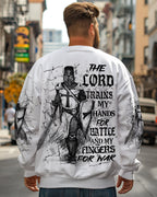 The Lord Trains My Hands Men's All Over Print Shirt - Trunx658741