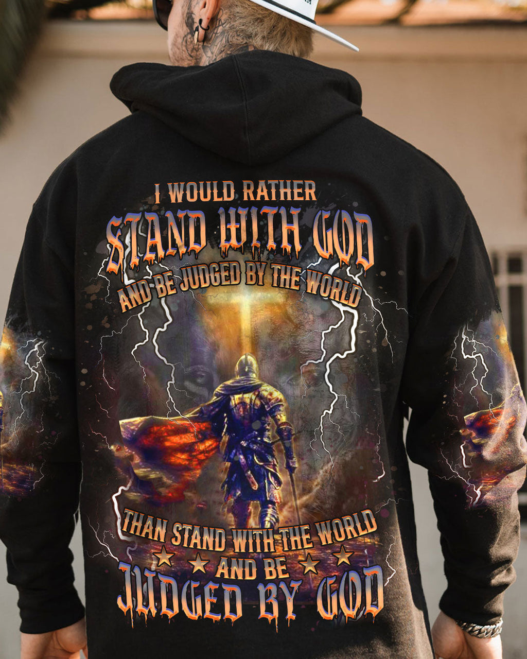 I Would Rather Stand With God Men's All Over Print Shirt - Trunx456731