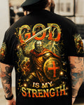 God Is My Strength Men's All Over Print Shirt - Trunx290680