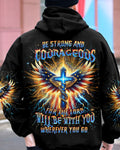 Be Strong And Courageous Men's All Over Print Shirt - Trunx529658