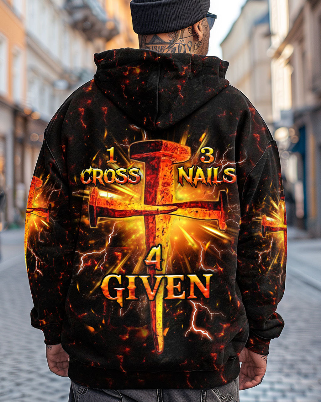 1 Cross 3 Nails 4 Given Men's All Over Print Shirt - Trunx834898