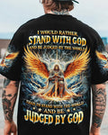 I Would Rather Stand With God Men's All Over Print Shirt - Trunx053773