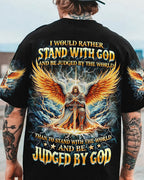 I Would Rather Stand With God Men's All Over Print Shirt - Trunx053773