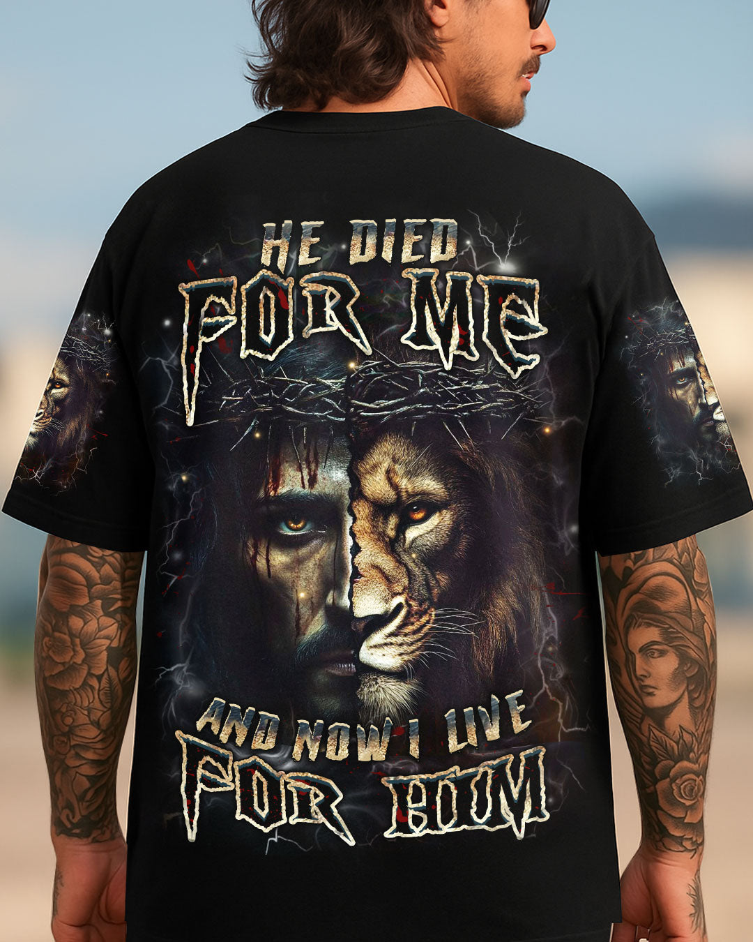 He Died For Me Men's All Over Print Shirt - Trunx114831