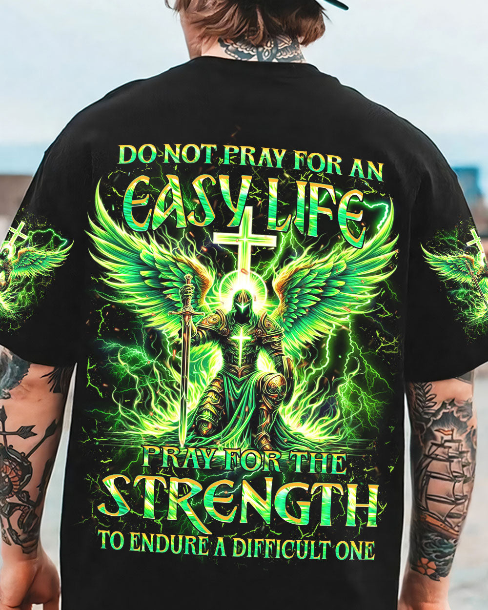 Do Not Pray For An Easy Life Men's All Over Print Shirt - Trunx556169