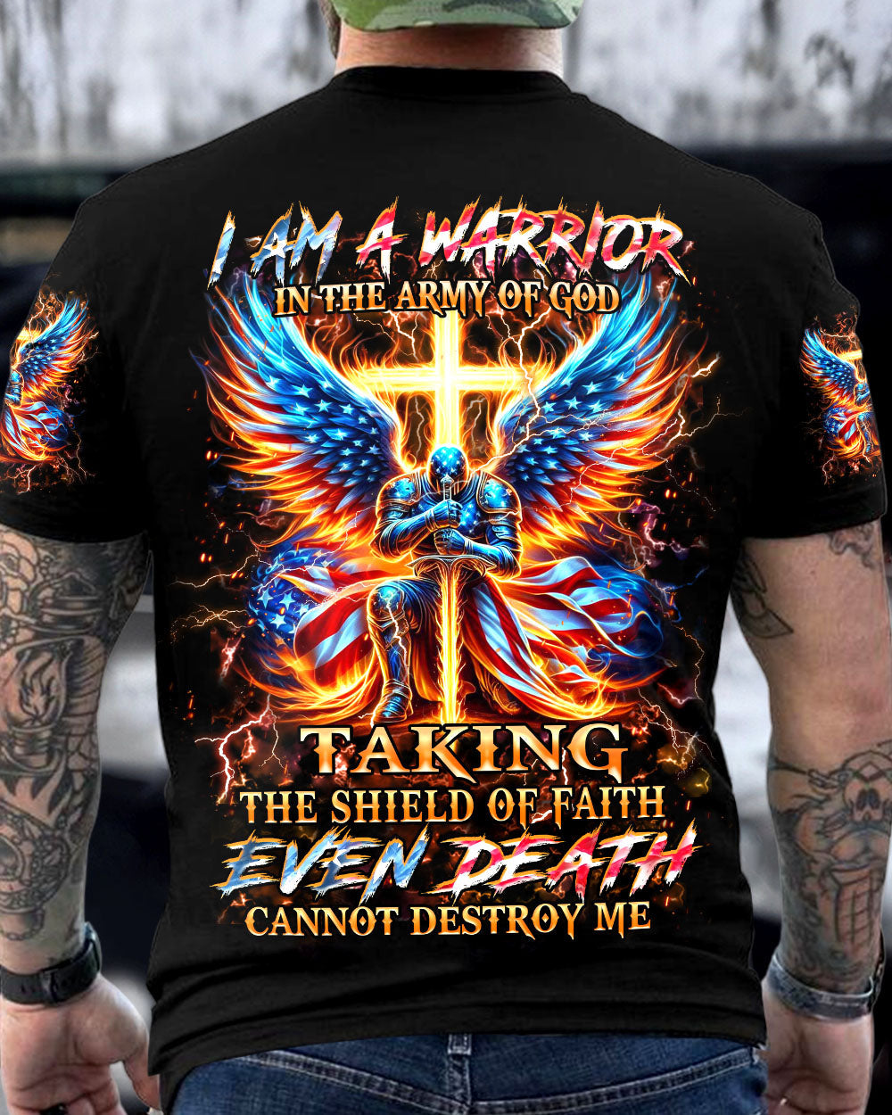 I Am A Warrior In The Army Of God Men's All Over Print Shirt - Trunx466762