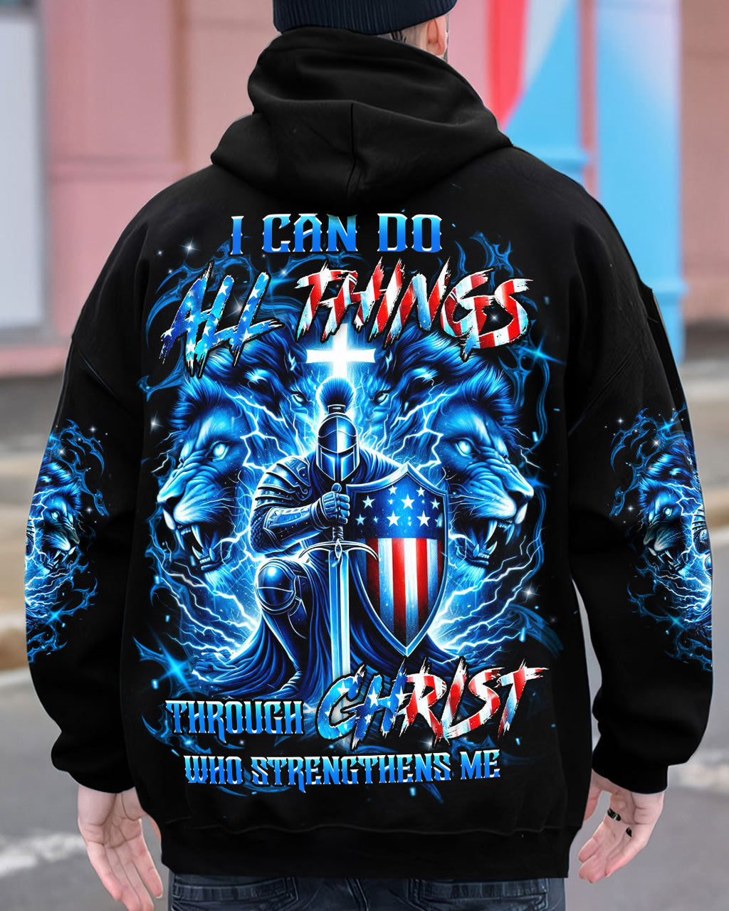 I Can Do All Things Lion Men's All Over Print Shirt - Trunx998701
