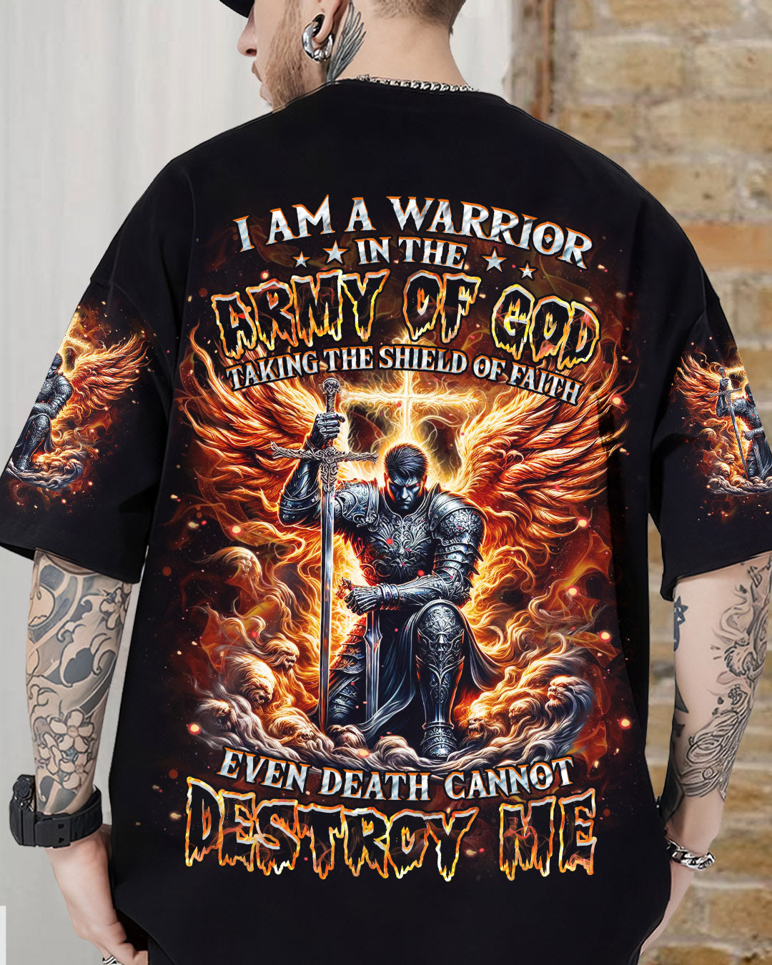 I Am A Warrior In The Army Of God Men's All Over Print Shirt - Trunx069693