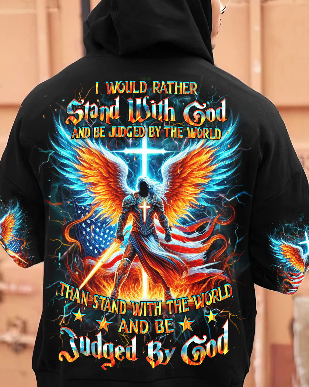 I Would Rather Stand With God Men's All Over Print Shirt - Trunx515017