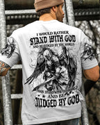I Would Rather Stand With God Men's All Over Print Shirt - Trunx995966