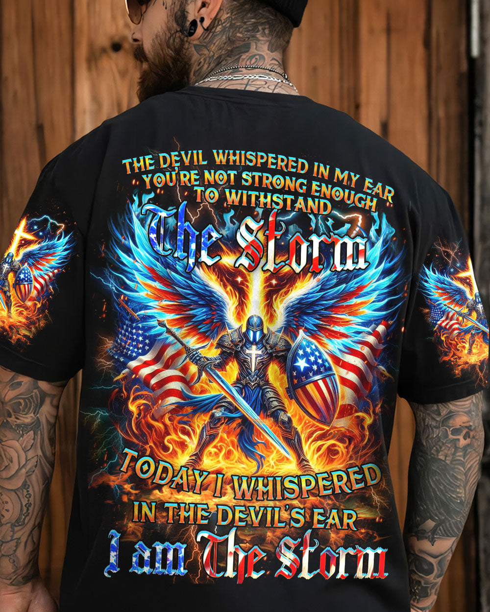 I Am The Storm Men's All Over Print Shirt - Trunx971627