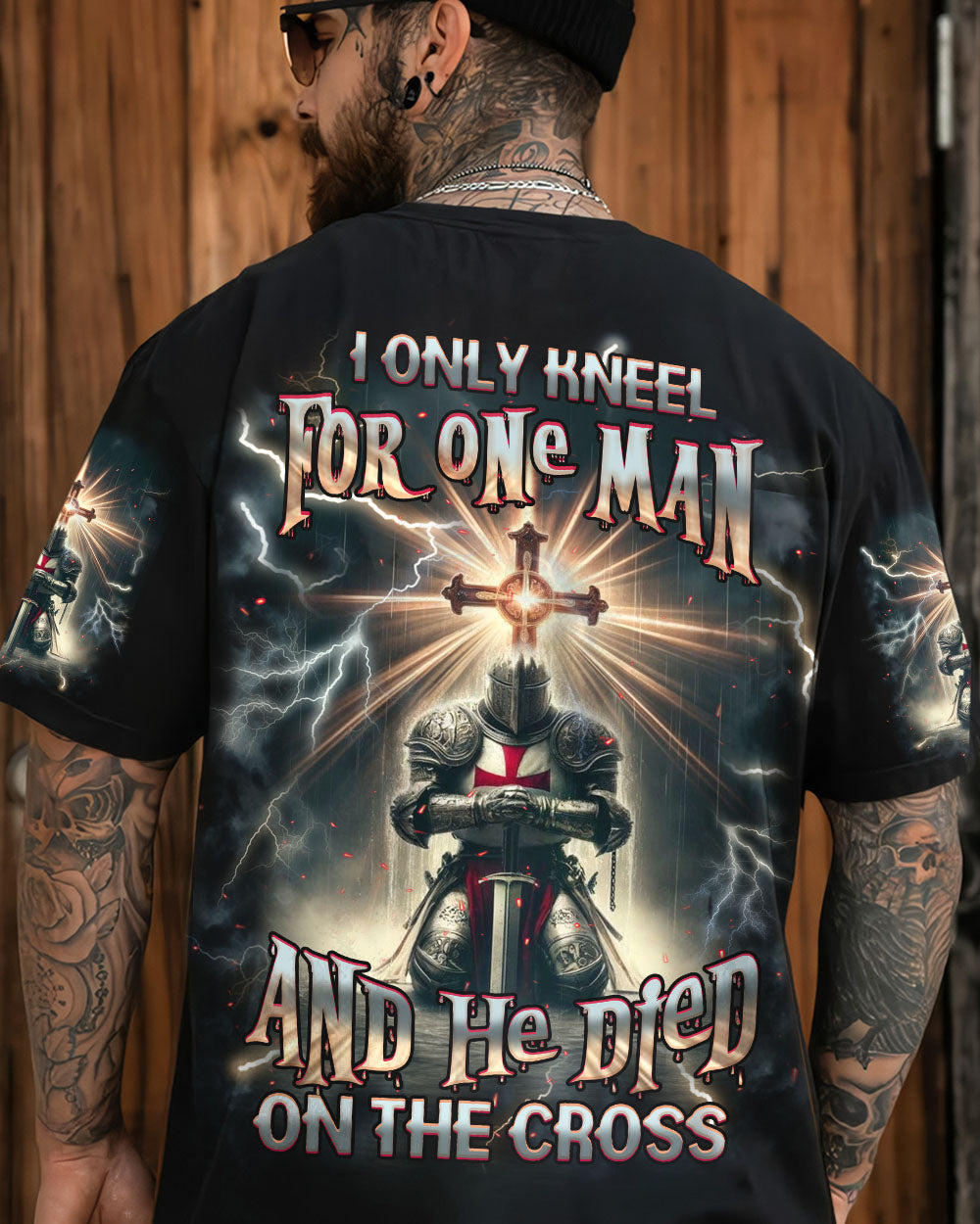I Only Kneel For One Man Men's All Over Print Shirt - Trunx024993