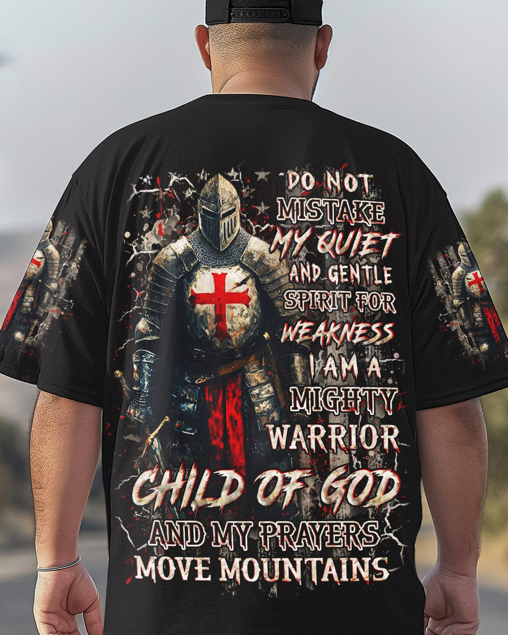 I Am Mighty Warrior Child of God Men's All Over Print Shirt - Trunx597828