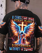 A Christian Man Without Prayer Men's All Over Print Shirt - Trunx892529