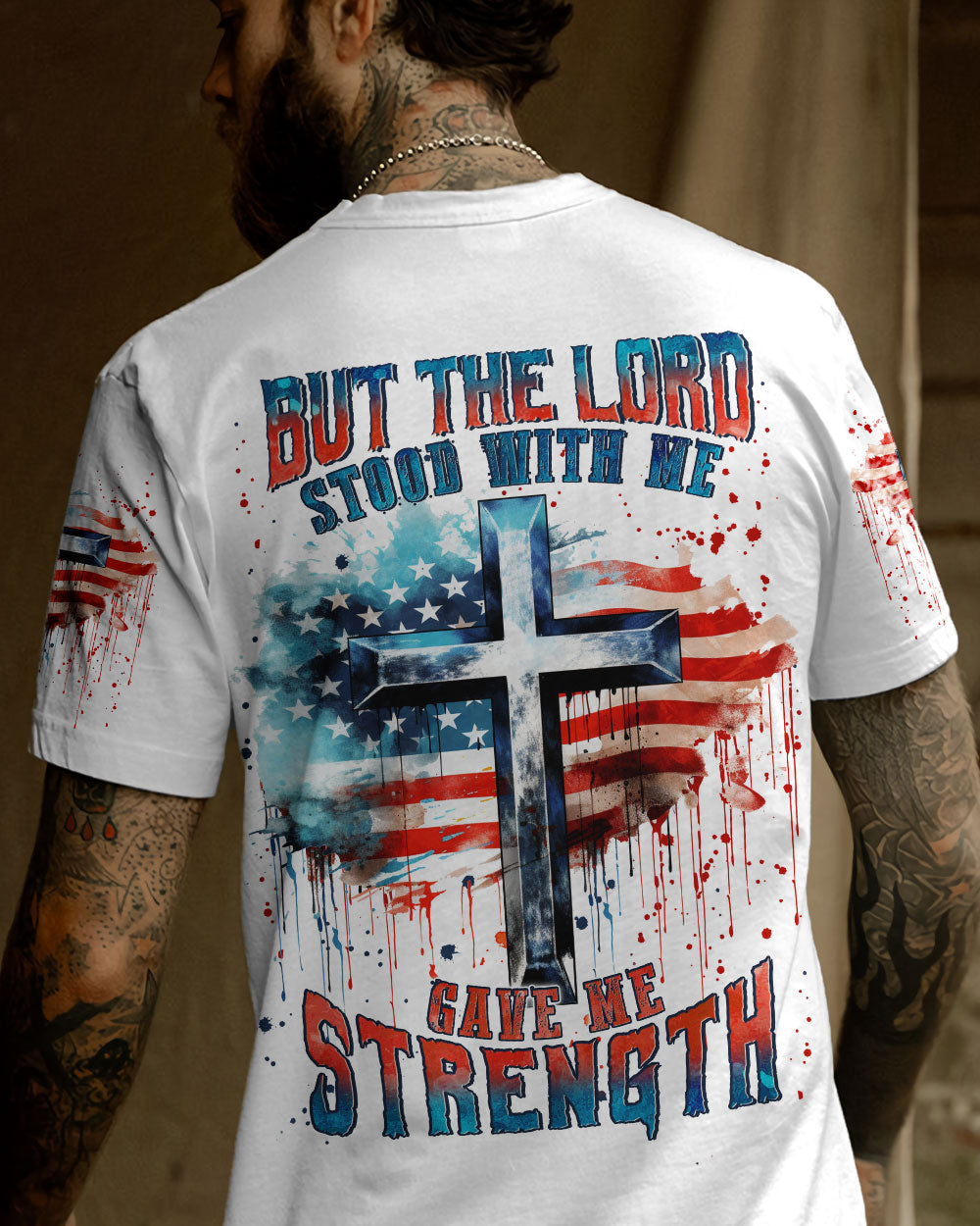 But The Lord Stood With Me Men's All Over Print Shirt - Trunx482147