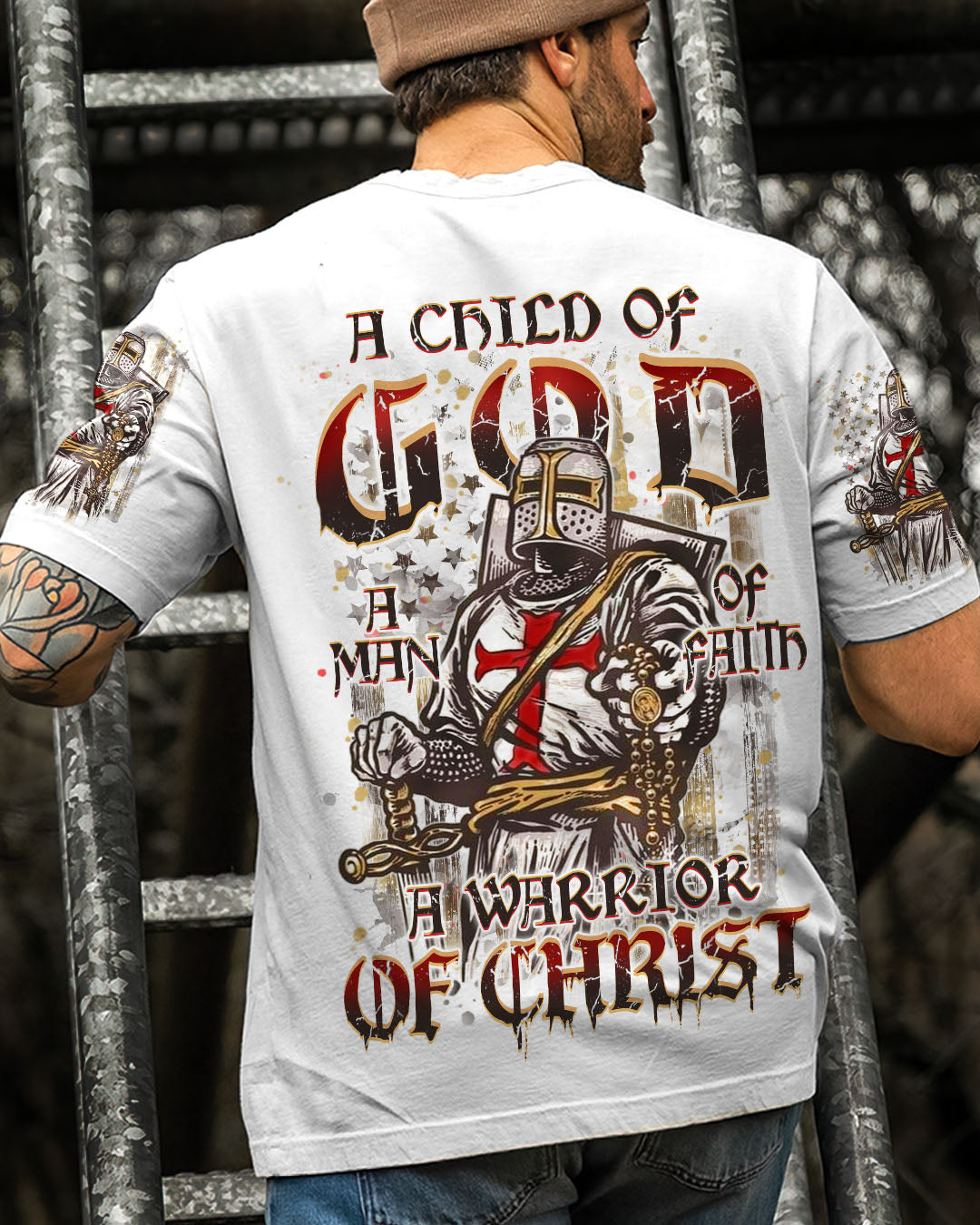 A Warrior Of Christ Men's All Over Print Shirt - Trunx973828