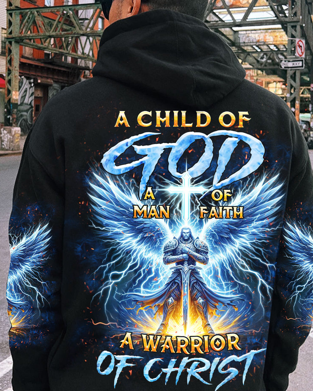 A Child Of God A Man Of Faith Men's All Over Print Shirt - Trunx850226
