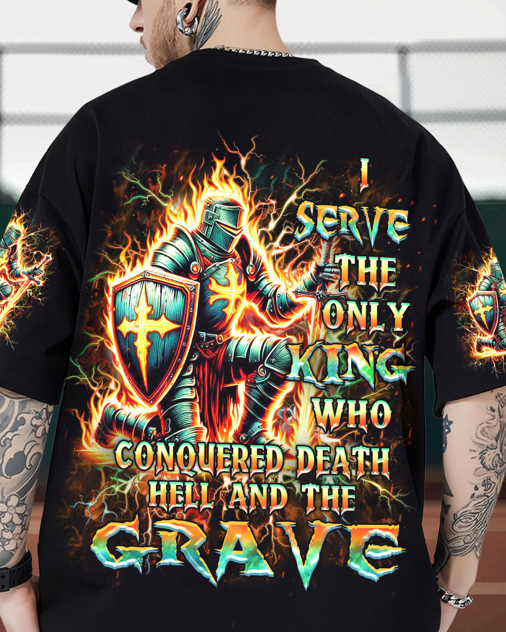 I Serve The Only King Men's All Over Print Shirt - Trunx178006