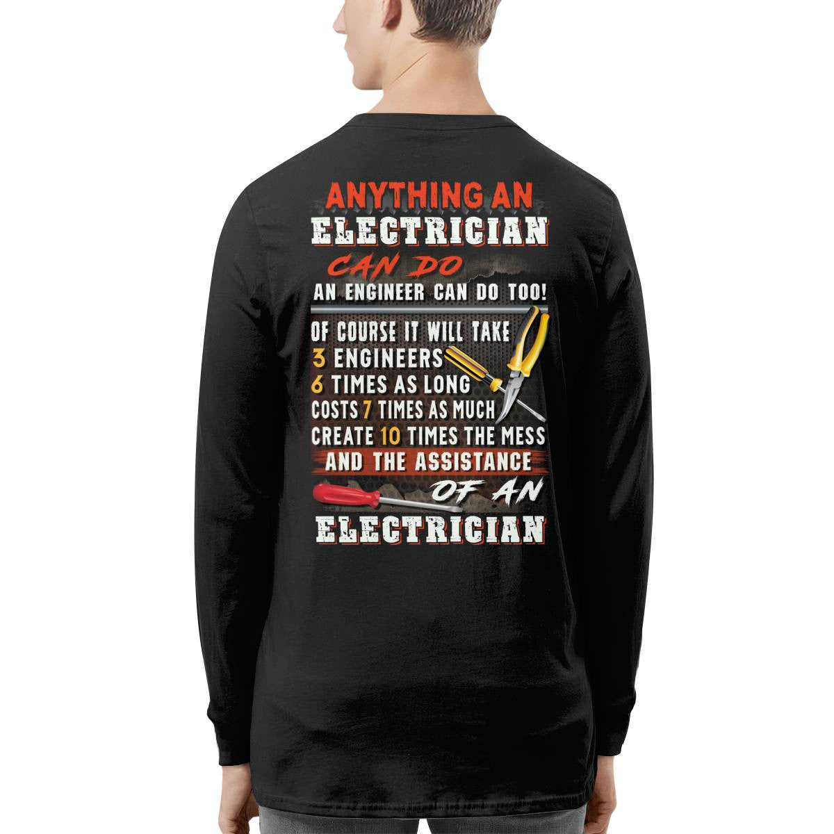 Awesome Electrician-T-shirt - grunx260804-0076