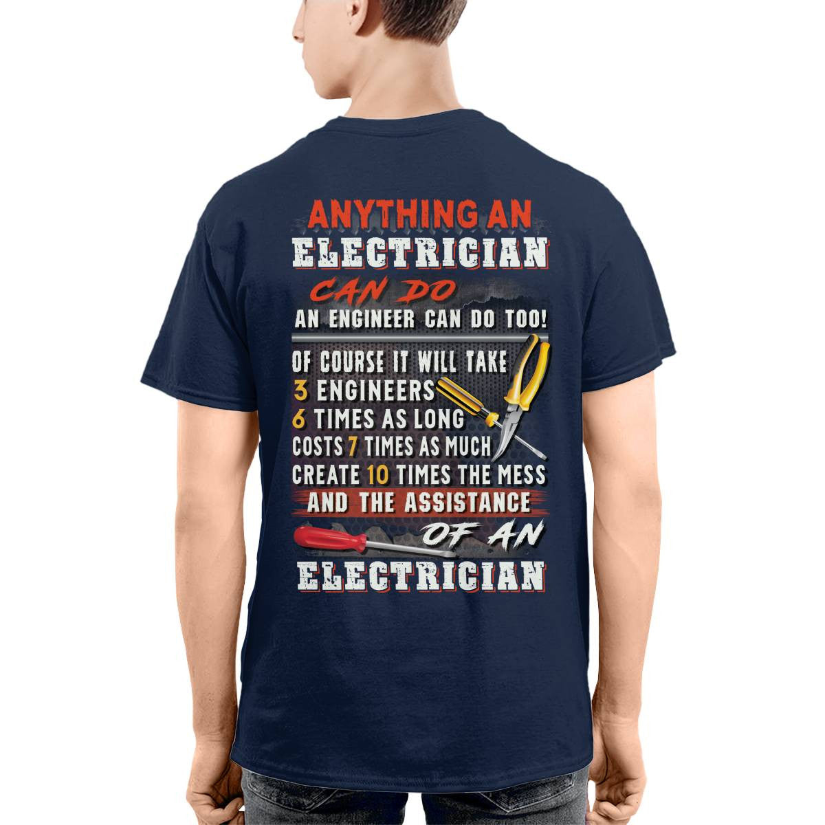 Awesome Electrician-T-shirt - grunx260804-0076