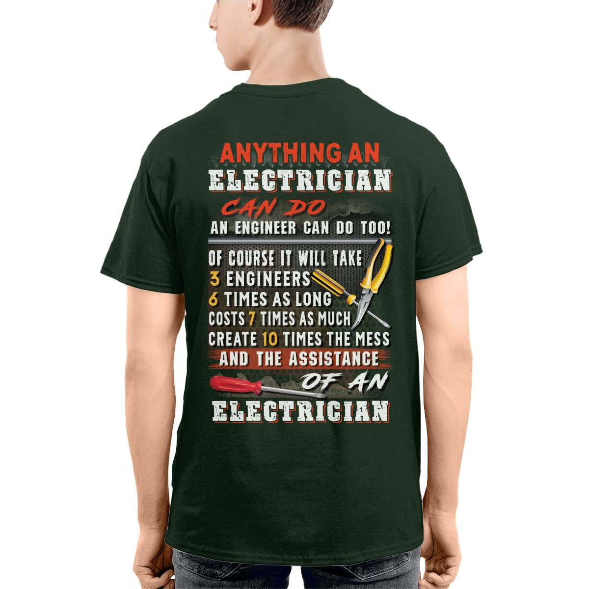 Awesome Electrician-T-shirt - grunx260804-0076